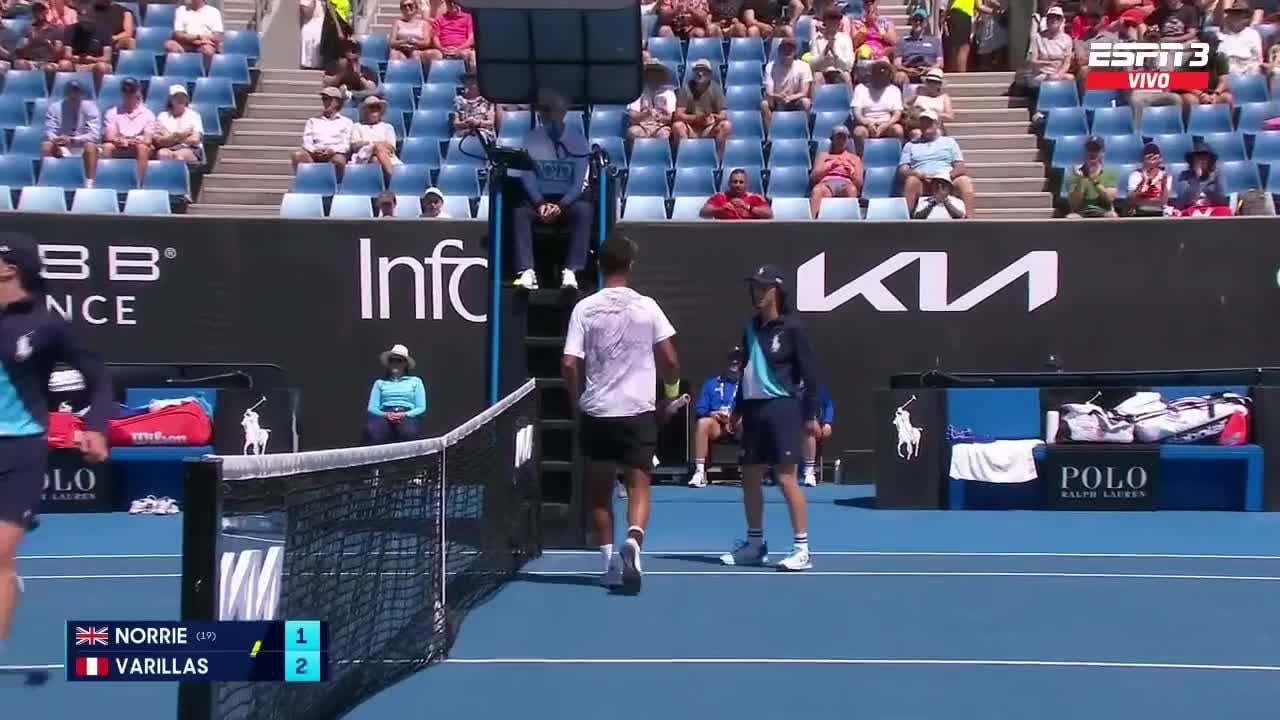 Juan Pablo Varillas Vs Cameron Norrie En Vivo Vía Espn Partido Por