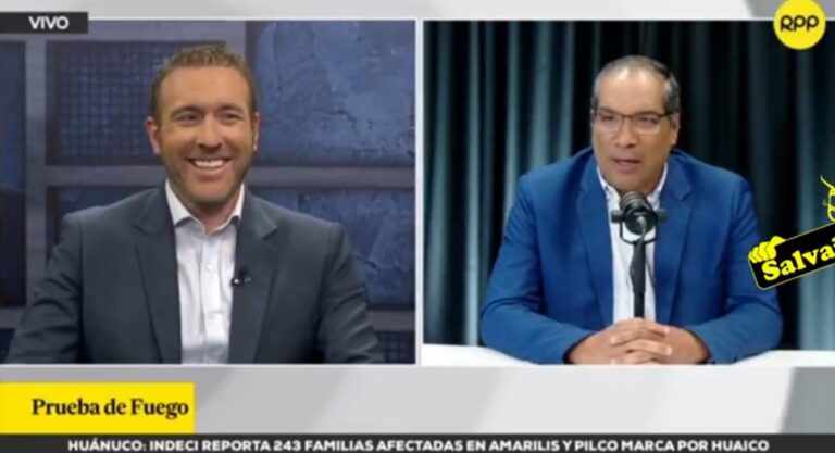 Alan Diez lanzó sátira sobre el atuendo del ministro José Santiváñez: “Mejor un chaleco antibalas que un saco”