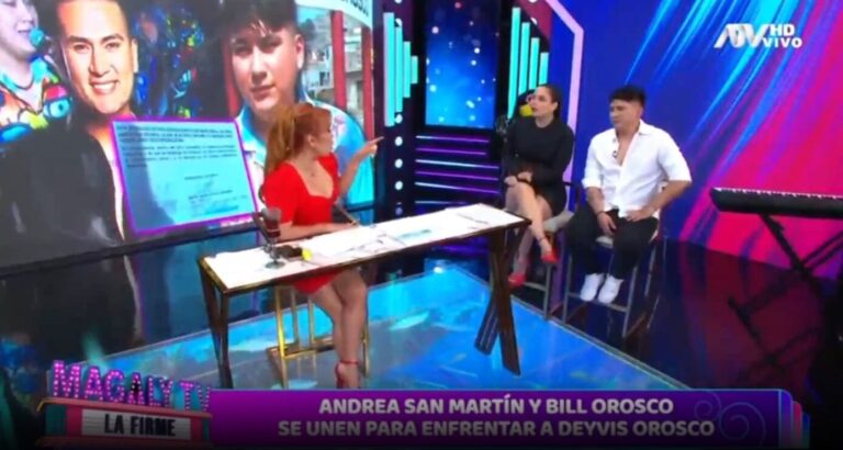 Andrea acusa a medios de cerrarle las puertas a Bill Orosco tras carta notarial de Deyvis: “Ni pagando quieren” Andrea acusa a medios de cerrarle las puertas a Bill Orosco tras carta notarial de Deyvis: “Ni pagando quieren”