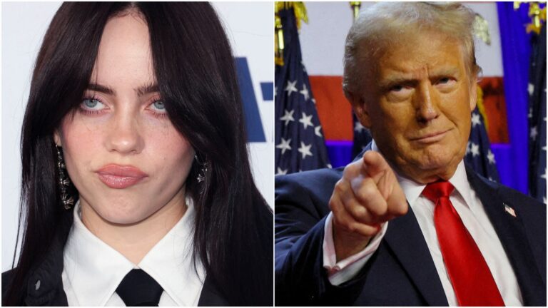 Billie Eilish dio un contundente mensaje contra Donald Trump durante un consejo en Nashville