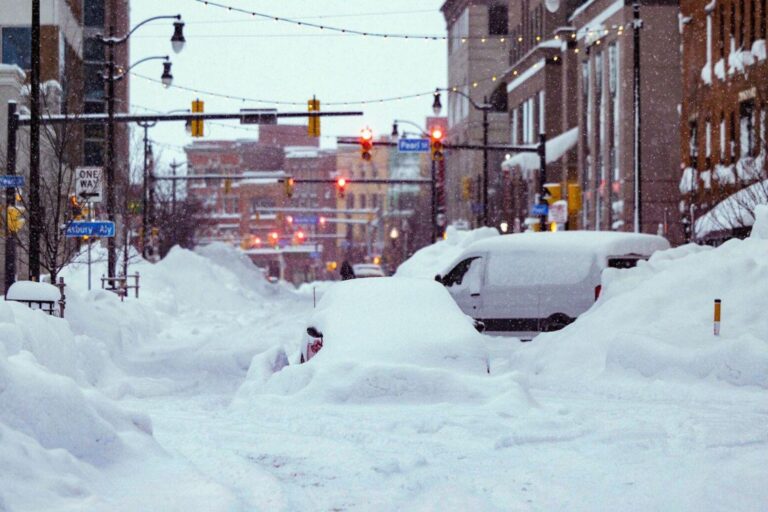 Cuáles son las ciudades más propensas a las tormentas de nieve en EE.UU., según la Inteligencia Artificial