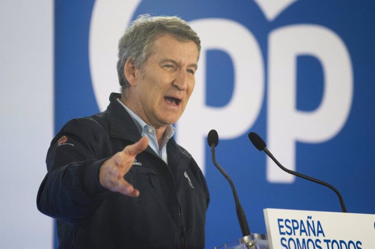 Feijóo, a los socios del Gobierno: “Hoy apoyar a Sánchez te convierte en un encubridor o en un cómplice de sus desmanes” Feijóo, a los socios del Gobierno: “Hoy apoyar a Sánchez te convierte en un encubridor o en un cómplice de sus desmanes”