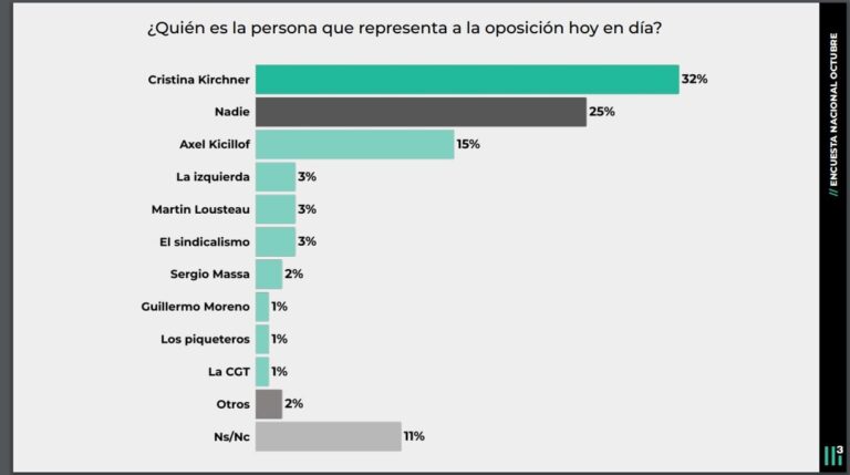 La encuesta que festejó Milei y esconde un dato revelador sobre el rol de Cristina Kirchner en el nuevo tablero La encuesta que festejó Milei y esconde un dato revelador sobre el rol de Cristina Kirchner en el nuevo tablero