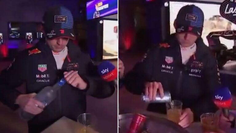 La intimidad de los festejos de Verstappen por su título en la Fórmula 1: la revelación de un piloto y su “trabajo” como bartender
