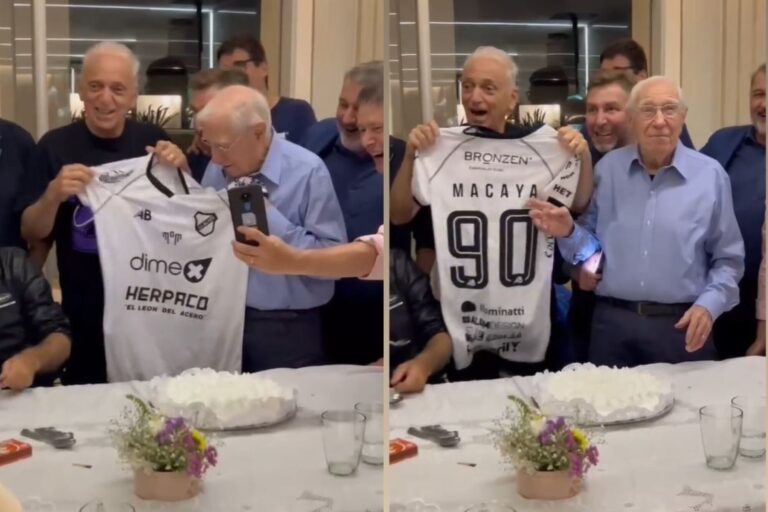 Macaya Márquez celebró sus 90 años y reveló de qué cuadro es hincha Macaya Márquez celebró sus 90 años y reveló de qué cuadro es hincha