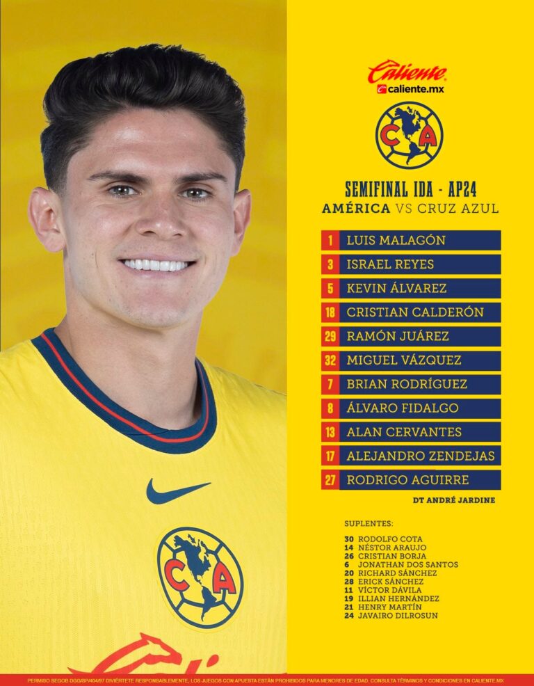 América vs Cruz Azul semifinal de ida EN VIVO: inicia la eliminatoria del Apertura 2024 América vs Cruz Azul semifinal de ida EN VIVO: inicia la eliminatoria del Apertura 2024