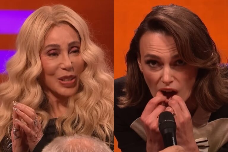 Keira Knightley toca “Believe” de Cher con sus dientes: El video Keira Knightley toca “Believe” de Cher con sus dientes: El video