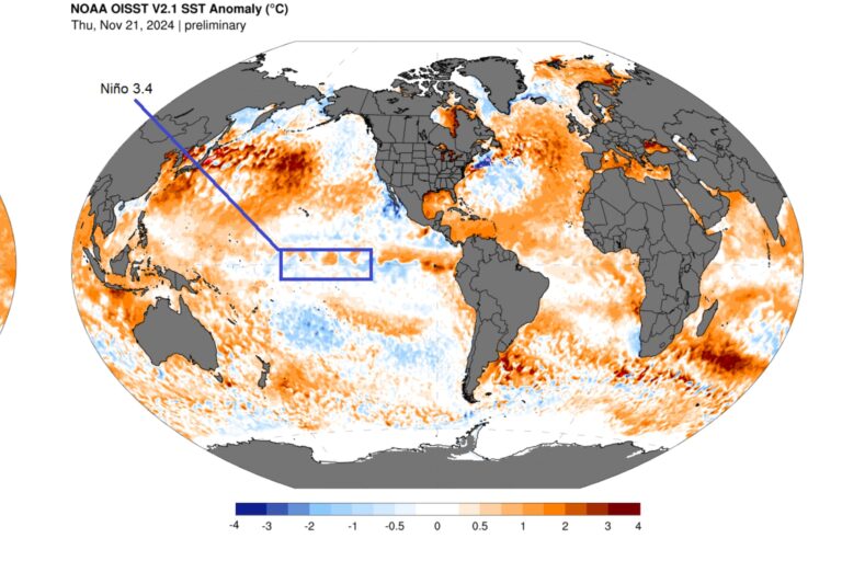 La Niña y un extremo: temen “efectos indeseados” por una alta energía atmosférica y el repentino calentamiento oceánico La Niña y un extremo: temen “efectos indeseados” por una alta energía atmosférica y el repentino calentamiento oceánico