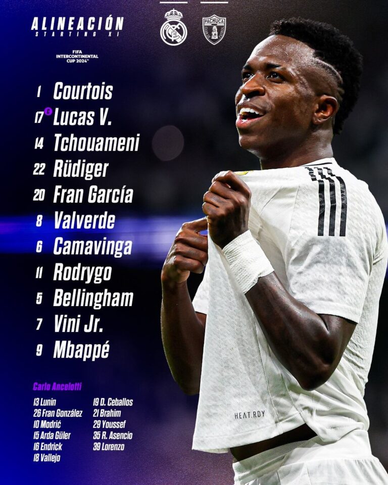 Pachuca vs Real Madrid EN VIVO: sigue el partido de la final de la Copa Intercontinental 2024