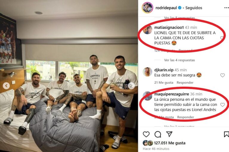 Rodrigo De Paul compartió fotos de la intimidad de la selección y todos se quedaron con un detalle de Lionel Messi
