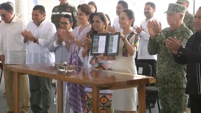 Sheinbaum celebra 1er año del Tren Maya, inaugura tramos y recuerda: “la privatización fue uno de los errores más costosos”