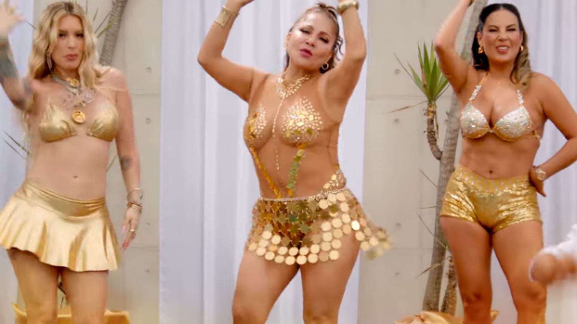 Pamela López lanza videoclip junto a Marisol y Leslie Shaw: sorprende al botar chimpunes y pelota de Christian Cueva