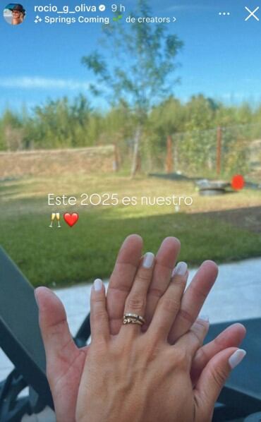 Rocío Oliva, expareja de Diego Maradona, confirmó su romance con Néstor Ortigoza