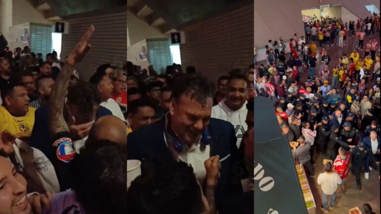 Así fue la agresión contra David Faitelson en el Estadio Akron tras el Chivas vs. América (VIDEOS)