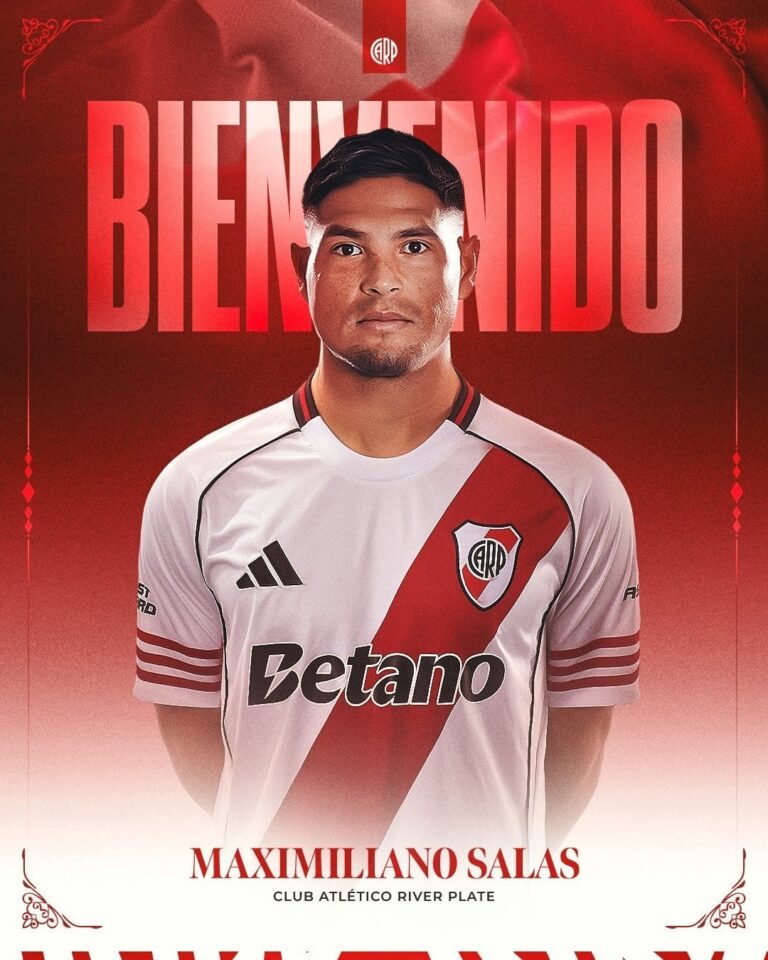 River Plate presentó oficialmente a Maxi Salas tras su conflictiva salida de Racing River Plate presentó oficialmente a Maxi Salas tras su conflictiva salida de Racing