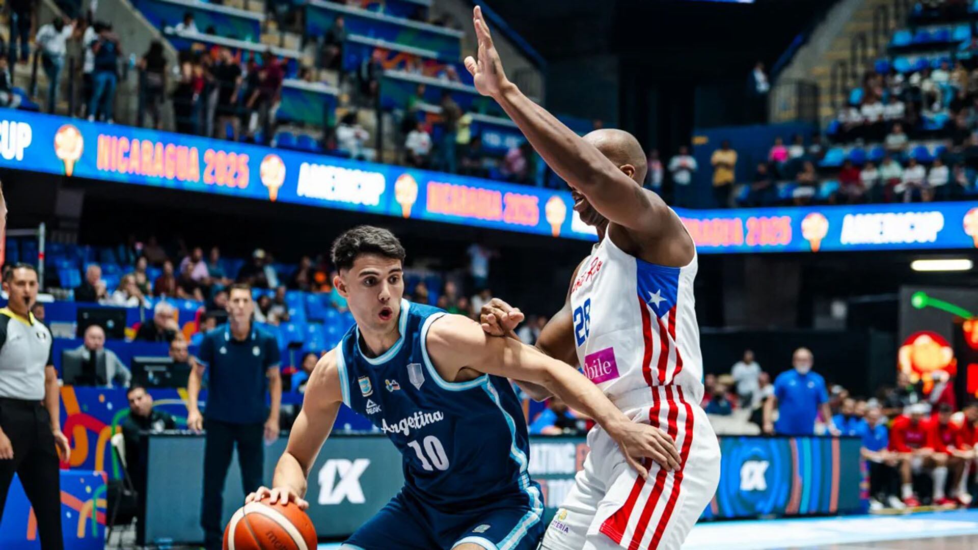 Argentina ganó una dramática definición en suplementario ante Puerto Rico y se clasificó a las semifinales de la AmeriCup