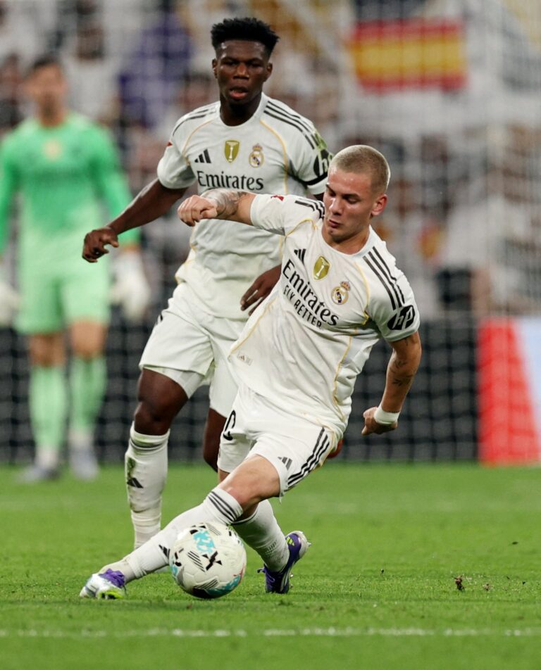 Colapinto presenció el debut de Mastantuono en el Real Madrid: el video desde la tribuna y su mensaje