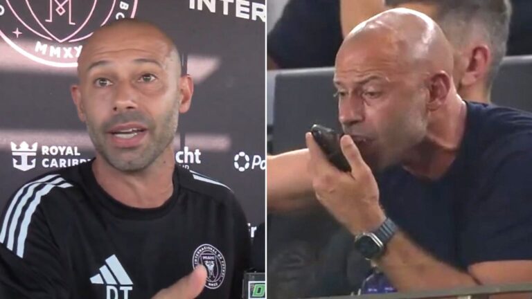 El cruce de Mascherano con periodistas que cuestionaron su actitud tras la expulsión en el último partido de Inter Miami