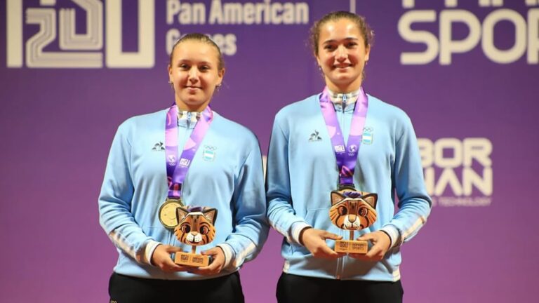 El tenis argentino sumó dos medallas doradas en los Panamericanos Junior