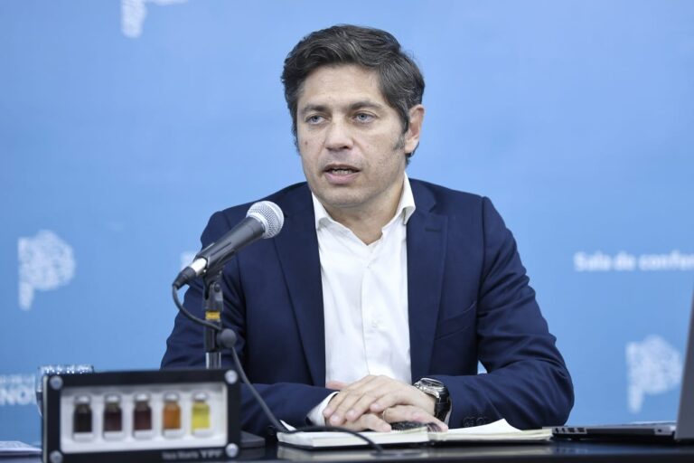 Kicillof pidió que se declare la emergencia por el parate de obra pública en la provincia de Buenos Aires