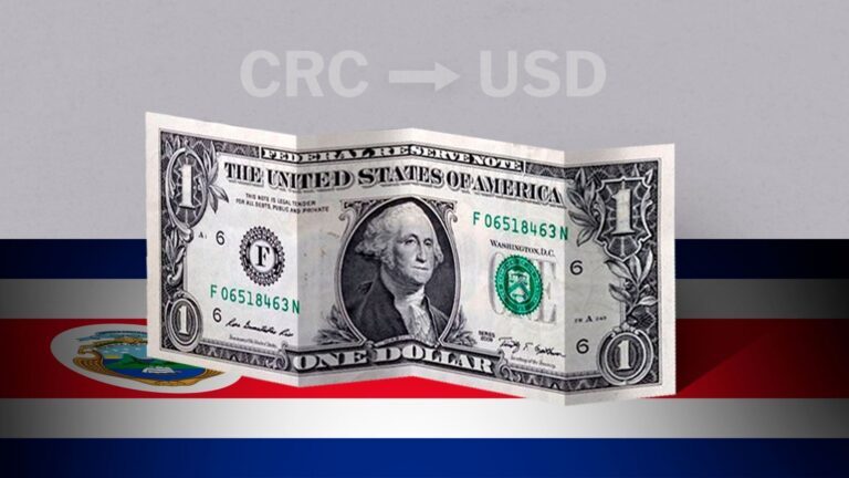 Valor de apertura del dólar en Costa Rica este 5 de mayo de USD a CRC