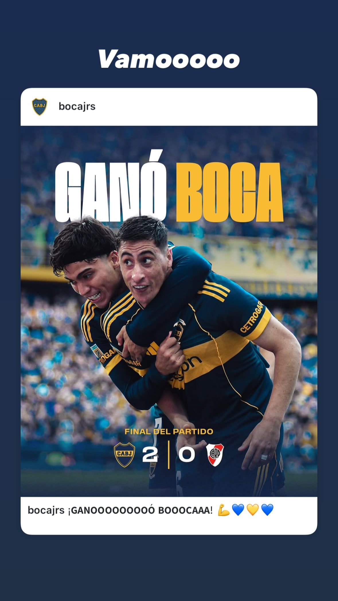 De su premonitorio mensaje al sugerente pedido para Dua Lipa: Colapinto celebró el triunfo de Boca Juniors en el Superclásico