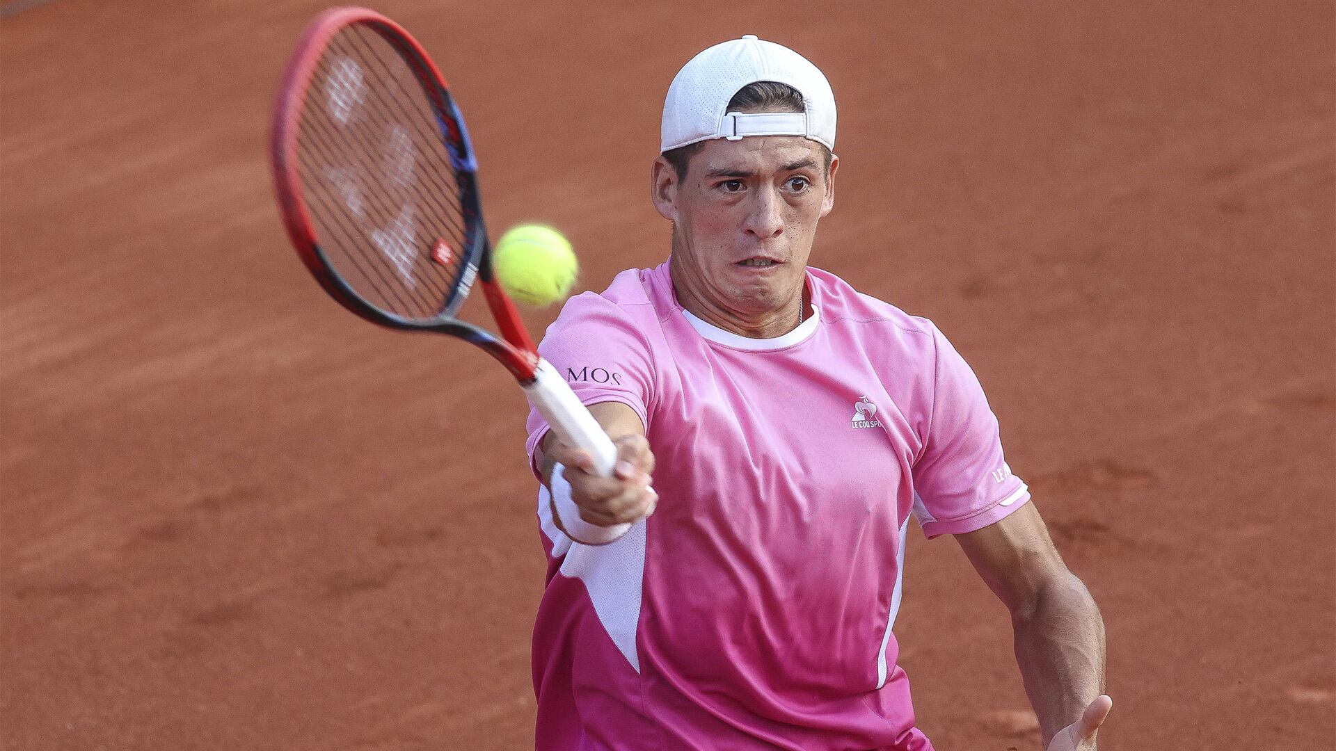 Sebastián Báez no levanta cabeza: se despidió en su debut en el Challenger de Montevideo